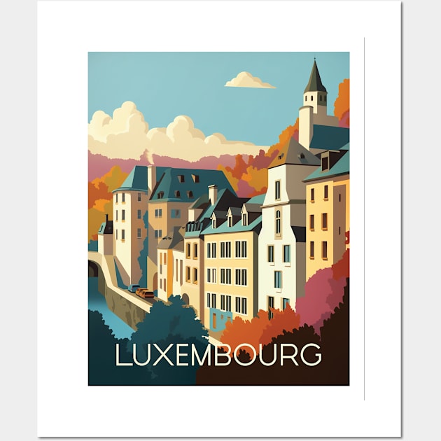 LUXEMBOURG Wall Art by MarkedArtPrints